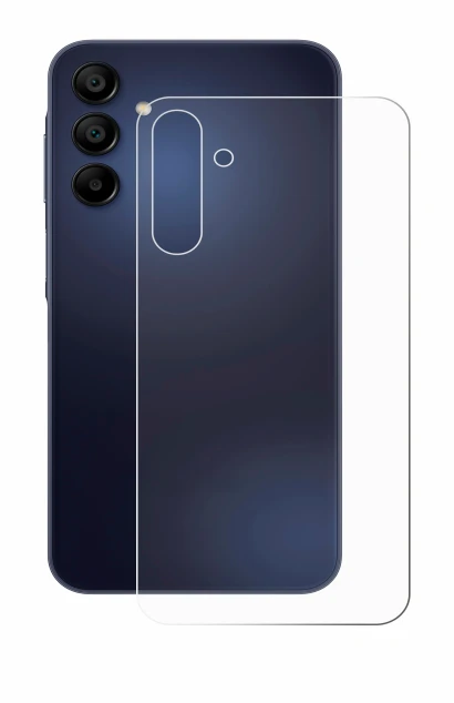Immagine del dispositivo Samsung Galaxy A15 5G (Posteriore) con un'ampia varietà di protezioni per lo schermo.