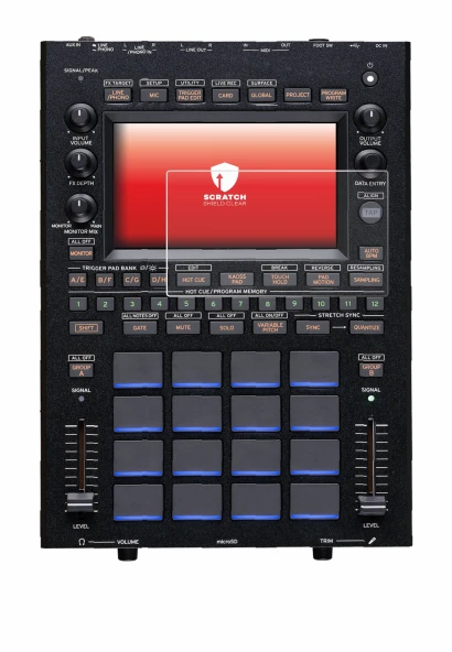 Immagine del dispositivo KORG KAOSS Replay con un'ampia varietà di protezioni per lo schermo.