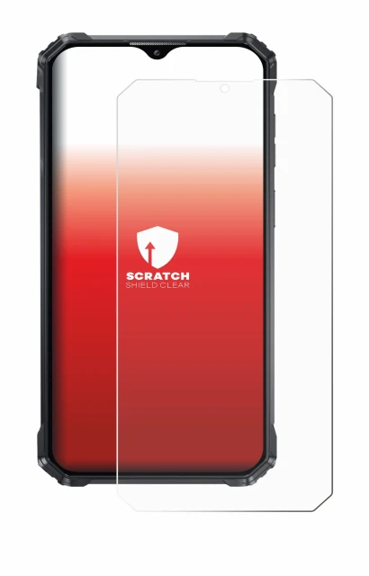 Immagine del dispositivo Oukitel WP36 con un'ampia varietà di protezioni per lo schermo.