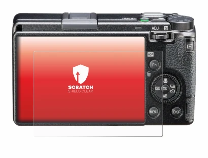 Immagine del dispositivo Ricoh GR III HDF con un'ampia varietà di protezioni per lo schermo.
