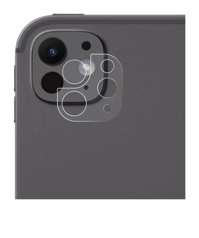 Immagine del dispositivo Apple iPad Pro 13" 2024 (SOLO Fotocamera) con un'ampia varietà di protezioni per lo schermo.