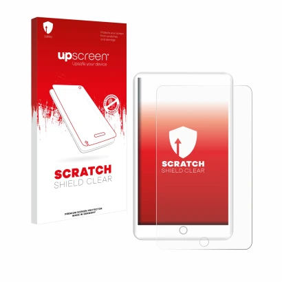 Parte frontale di una confezione del prodotto con il logo del marchio upscreen. Accanto è raffigurato il dispositivo Mechen H1