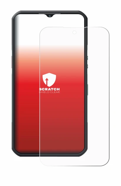 Immagine del dispositivo Oukitel WP35 5G con un'ampia varietà di protezioni per lo schermo.
