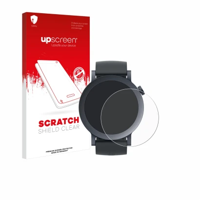 Parte frontale di una confezione del prodotto con il logo del marchio upscreen. Accanto è raffigurato il dispositivo Nothing C