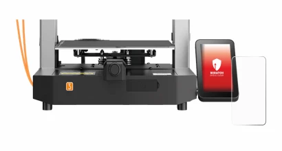 Immagine del dispositivo Anycubic Kobra 3 con un'ampia varietà di protezioni per lo schermo.