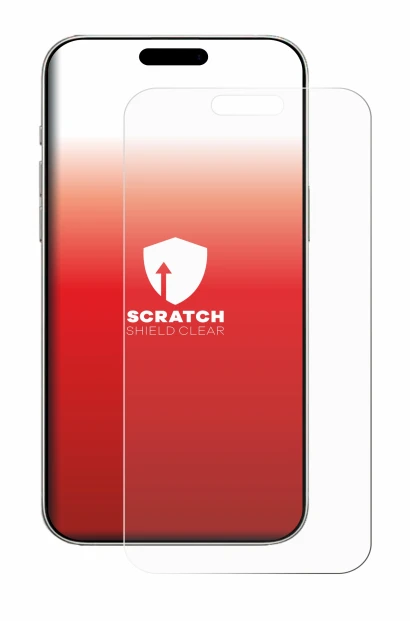 Immagine del dispositivo Apple iPhone 16 Pro con un'ampia varietà di protezioni per lo schermo.