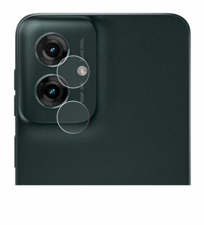 Immagine del dispositivo Motorola Moto G55 (SOLO Fotocamera) con un'ampia varietà di protezioni per lo schermo.