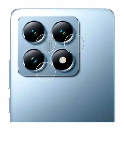 Immagine del dispositivo Xiaomi 14T Pro (SOLO Fotocamera) con un'ampia varietà di protezioni per lo schermo.