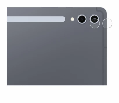 Immagine del dispositivo Samsung Galaxy Tab S10 Plus 5G (SOLO Fotocamera) con un'ampia varietà di protezioni per lo schermo.