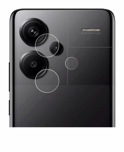 Immagine del dispositivo Xiaomi Redmi Note 13 Pro+ 5G (SOLO Fotocamera) con un'ampia varietà di protezioni per lo schermo.