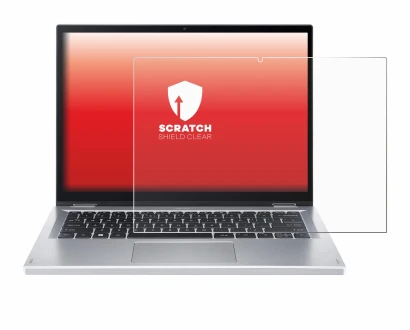 Immagine del dispositivo Acer Aspire 3 Spin A3SP14 con un'ampia varietà di protezioni per lo schermo.