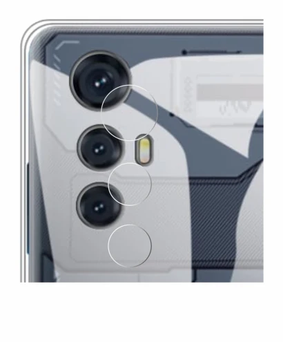 Immagine del dispositivo Cubot Max 5 (SOLO Camera) con un'ampia varietà di protezioni per lo schermo.