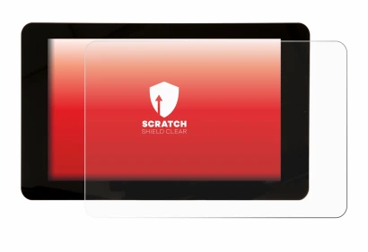 Immagine del dispositivo Raspberry Pi Touchscreen 2 (7") con un'ampia varietà di protezioni per lo schermo.