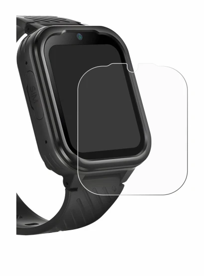 Immagine del dispositivo RAYOFI Kids Smartwatch con un'ampia varietà di protezioni per lo schermo.