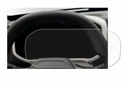 Immagine del dispositivo Dacia Duster Tacho (2024) con un'ampia varietà di protezioni per lo schermo.