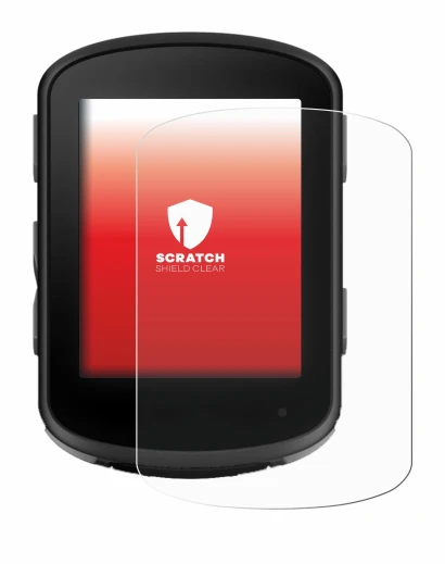Immagine del dispositivo Garmin Edge 840 Solar con un'ampia varietà di protezioni per lo schermo.