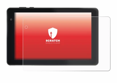 Immagine del dispositivo Lisciani Mio Tab 7 con un'ampia varietà di protezioni per lo schermo.