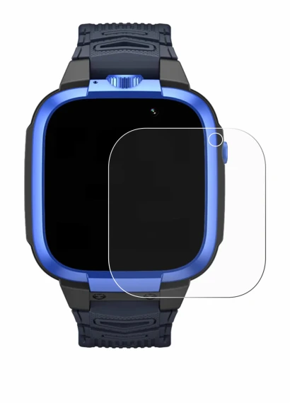 Immagine del dispositivo Xiaomi Mibro Kids Z3 con un'ampia varietà di protezioni per lo schermo.