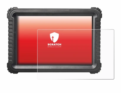 Immagine del dispositivo iCarsoft CR Ultra con un'ampia varietà di protezioni per lo schermo.
