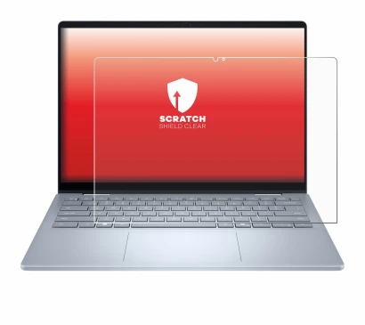 Immagine del dispositivo Dell 14 Plus 2-in-1 con un'ampia varietà di protezioni per lo schermo.