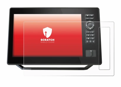 Immagine del dispositivo Humminbird Xplore 10 con un'ampia varietà di protezioni per lo schermo.