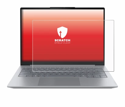 Immagine del dispositivo Lenovo ThinkBook 14 Gen 8 con un'ampia varietà di protezioni per lo schermo.