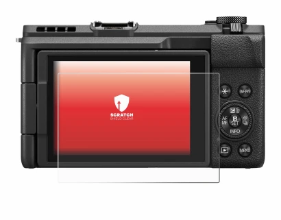 Immagine del dispositivo Canon PowerShot V1 con un'ampia varietà di protezioni per lo schermo.