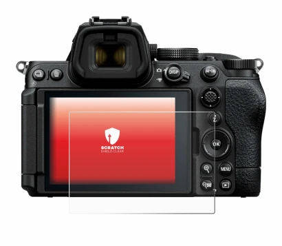 Immagine del dispositivo Nikon Z5 II con un'ampia varietà di protezioni per lo schermo.