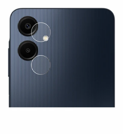 Immagine del dispositivo Samsung Galaxy A06 5G (SOLO Fotocamera) con un'ampia varietà di protezioni per lo schermo.