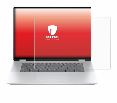 Immagine del dispositivo HP OmniBook X Flip 16-aX con un'ampia varietà di protezioni per lo schermo.