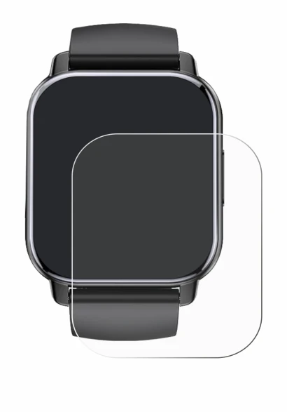 Immagine del dispositivo Poounur T80 1.95" con un'ampia varietà di protezioni per lo schermo.