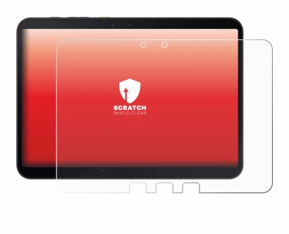 Immagine del dispositivo Samsung Galaxy Tab Active 5 Pro con un'ampia varietà di protezioni per lo schermo.