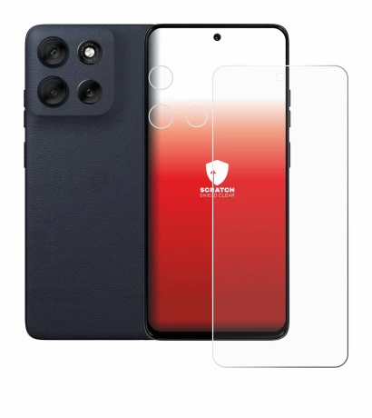 Immagine del dispositivo Motorola Moto G56 (Fronte+Fotocamera) con un'ampia varietà di protezioni per lo schermo.