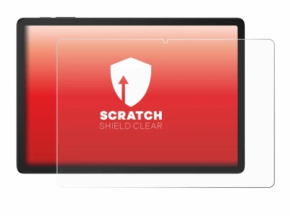 Immagine del dispositivo Doogee Tab G6 Plus con un'ampia varietà di protezioni per lo schermo.