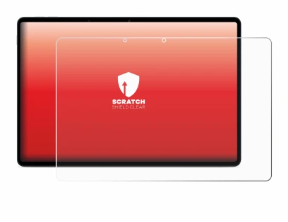 Immagine del dispositivo OnePlus Pad Lite con un'ampia varietà di protezioni per lo schermo.