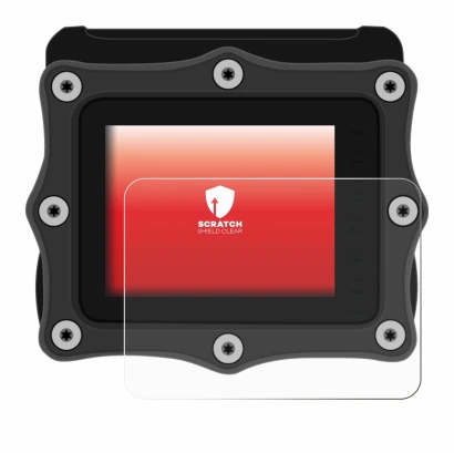 Immagine del dispositivo Shearwater Perdix 2 con un'ampia varietà di protezioni per lo schermo.