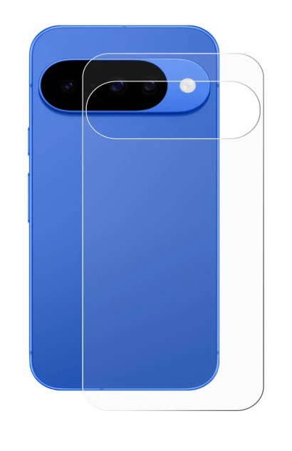 Immagine del dispositivo Google Pixel 10 (Posteriore) con un'ampia varietà di protezioni per lo schermo.