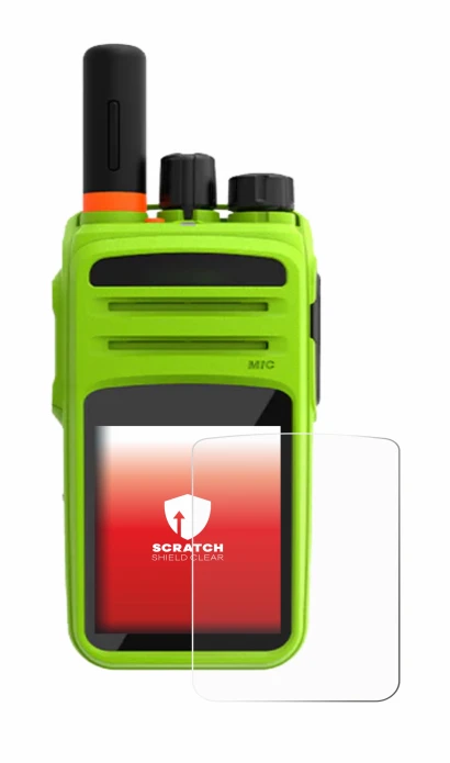 Immagine del dispositivo Talkpod N58 Plus con un'ampia varietà di protezioni per lo schermo.