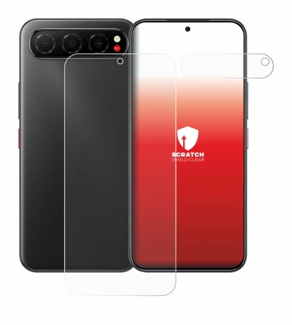 Immagine del dispositivo Nubia Air (Fronte+Fotocamera) con un'ampia varietà di protezioni per lo schermo.