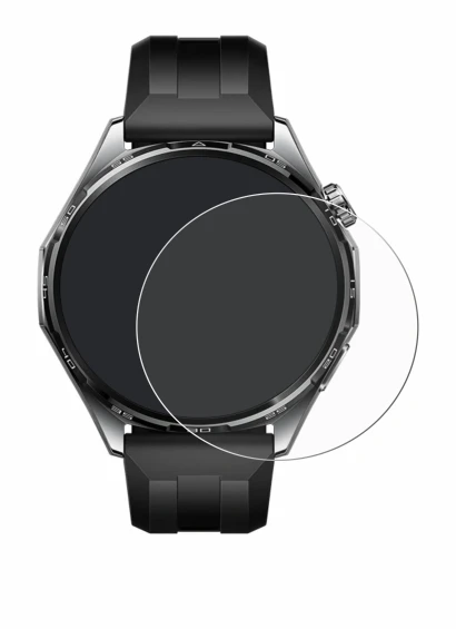 Immagine del dispositivo Huawei Watch GT 6 (46 mm) con un'ampia varietà di protezioni per lo schermo.