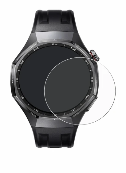 Immagine del dispositivo Huawei Watch GT 6 Pro (46 mm) con un'ampia varietà di protezioni per lo schermo.