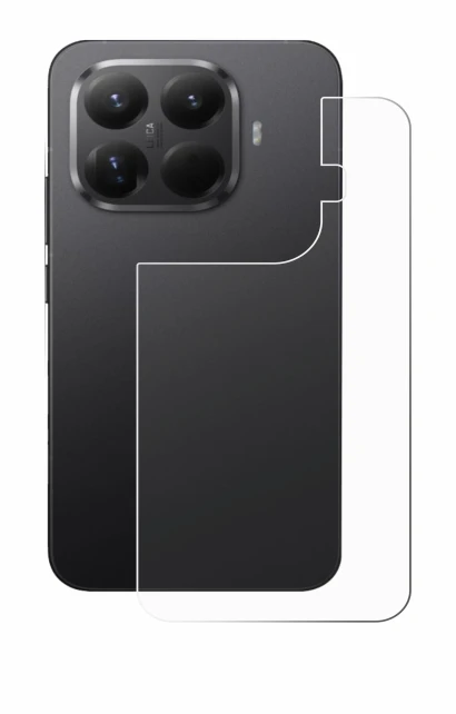 Immagine del dispositivo Xiaomi 15T Pro (Posteriore) con un'ampia varietà di protezioni per lo schermo.