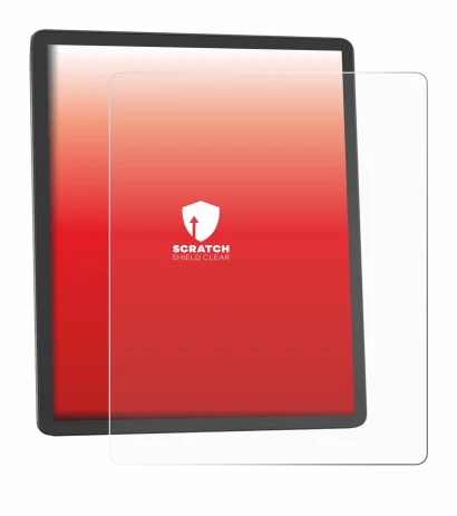 Immagine del dispositivo Amazon Kindle Scribe 2025 con un'ampia varietà di protezioni per lo schermo.