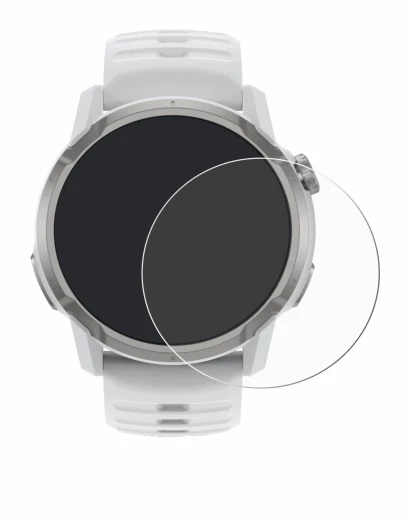 Immagine del dispositivo Coros Apex 4 (46 mm) con un'ampia varietà di protezioni per lo schermo.