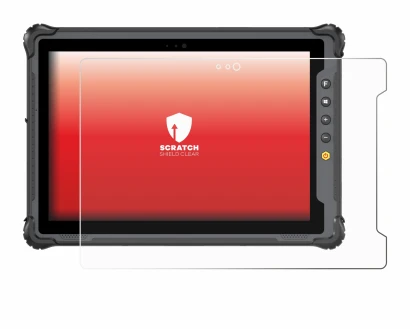 Immagine del dispositivo onerugged W10 J con un'ampia varietà di protezioni per lo schermo.