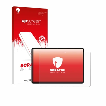 Parte frontale di una confezione del prodotto con il logo del marchio upscreen. Accanto è raffigurato il dispositivo Honor Mag
