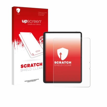 Parte frontale di una confezione del prodotto con il logo del marchio upscreen. Accanto è raffigurato il dispositivo Blackview