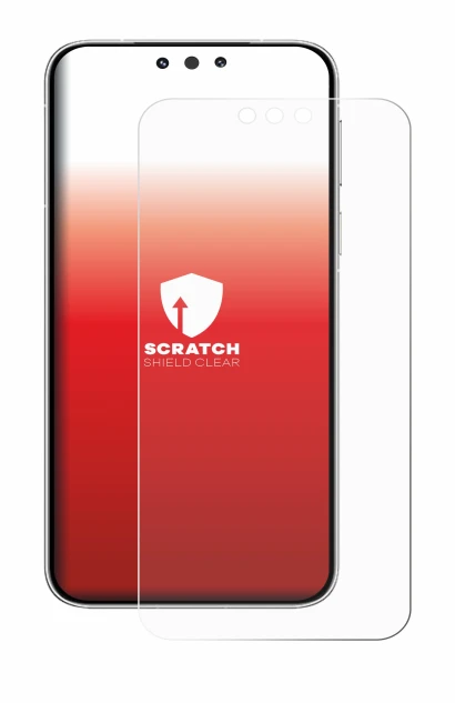 Immagine del dispositivo Huawei Mate 80 Pro con un'ampia varietà di protezioni per lo schermo.