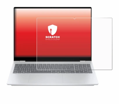 Immagine del dispositivo HP OmniBook 7 AI 16-ay0775ng con un'ampia varietà di protezioni per lo schermo.