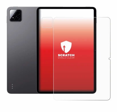 Immagine del dispositivo Xiaomi Pad 7 (Fronte+Fotocamera) con un'ampia varietà di protezioni per lo schermo.
